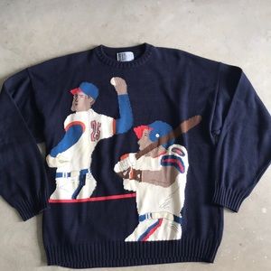 vintage baseball sweaters